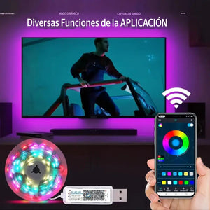 LUCES SMART NAVIDAD RGB USB 10 Metros